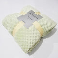Soft Warm Flannel Blankets For Beds Solid Pink Blue Coral Fleece Mink Throw Sofa Cover Bedspread Fluffy Plaid Blankets
