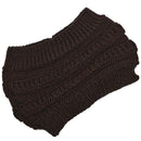 autumn winter Ponytail Beanie hat Women Stretch Knitted Crochet Beanies cap Winter Hats Cap  For Women Warm Lady