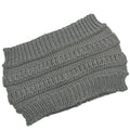 autumn winter Ponytail Beanie hat Women Stretch Knitted Crochet Beanies cap Winter Hats Cap  For Women Warm Lady