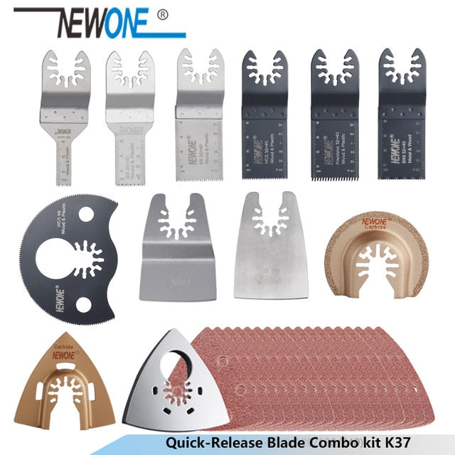 NEWONE K66/K100 Quick-release HCS/Japan-tooth/Bi-metal Oscillating Tool Multi-function tool saw blades Renovator Trimmer blades