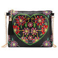 5D DIY Diamond Painting Peafowl Butterfly Flower Leather Crossbody Chain Bags DIY Diamond Embroidery Bag Wallet Pouch