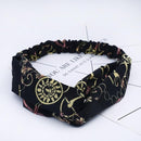 Ins Fashion Women Retro Style Hairband floral Print Headband Cross Knot headband Bandage Summer Head Bandanas n Sweet Hair Bands