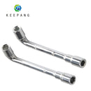 Kee Pang 6mm 7mm Hexagonal wrench L-shaped Screw Nut Wrench Sleeve Maintenance Tool Sleeve Wrench for Ender 3 E3D MK8 Nozzle