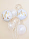 18inch Round White Gold Glitter Print Mr&Mrs LOVE foil Balloons bride to be marriage Wedding Valentine's Day Air Globos Supplies