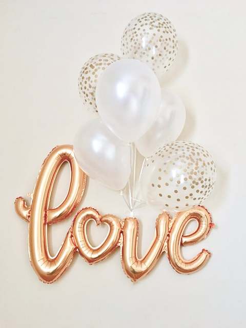 18inch Round White Gold Glitter Print Mr&Mrs LOVE foil Balloons bride to be marriage Wedding Valentine's Day Air Globos Supplies