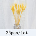 Bulrush Natural Dried Flowers Artificial Plants Branch Colorful INS Pampas Grass Phragmites Fake Flower Wedding Home Decoration