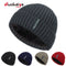 2020 New Fashion Winter Plus Velvet Thick Warm Knit Hat High Quality Women Men Solid Color Casual Beanies Soft Cap Bonnet Cotton