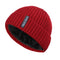 2020 New Fashion Winter Plus Velvet Thick Warm Knit Hat High Quality Women Men Solid Color Casual Beanies Soft Cap Bonnet Cotton