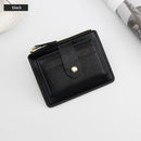 Small Fashion Credit ID Card Holder Slim Leather Wallet With Coin Pocket Man Money Bag Case For Men Mini Women Business Purse