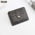 Small Fashion Credit ID Card Holder Slim Leather Wallet With Coin Pocket Man Money Bag Case For Men Mini Women Business Purse