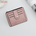 Small Fashion Credit ID Card Holder Slim Leather Wallet With Coin Pocket Man Money Bag Case For Men Mini Women Business Purse