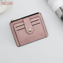 Small Fashion Credit ID Card Holder Slim Leather Wallet With Coin Pocket Man Money Bag Case For Men Mini Women Business Purse