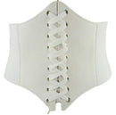 Fashion Women Elastic Extra Wide TIGHT Corset Tie High Waist Slimming Belt