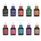 1 Bottle Pure Colorful 30ml Fountain Pen Ink Refilling Inks Stationery School Drop Shipping