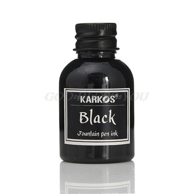 1 Bottle Pure Colorful 30ml Fountain Pen Ink Refilling Inks Stationery School Drop Shipping