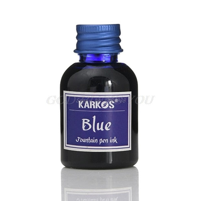 1 Bottle Pure Colorful 30ml Fountain Pen Ink Refilling Inks Stationery School Drop Shipping