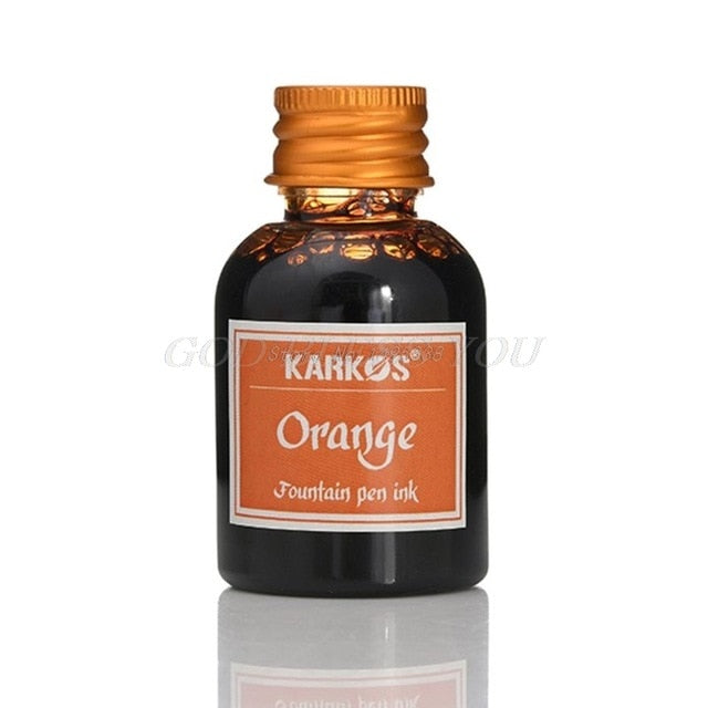 1 Bottle Pure Colorful 30ml Fountain Pen Ink Refilling Inks Stationery School Drop Shipping