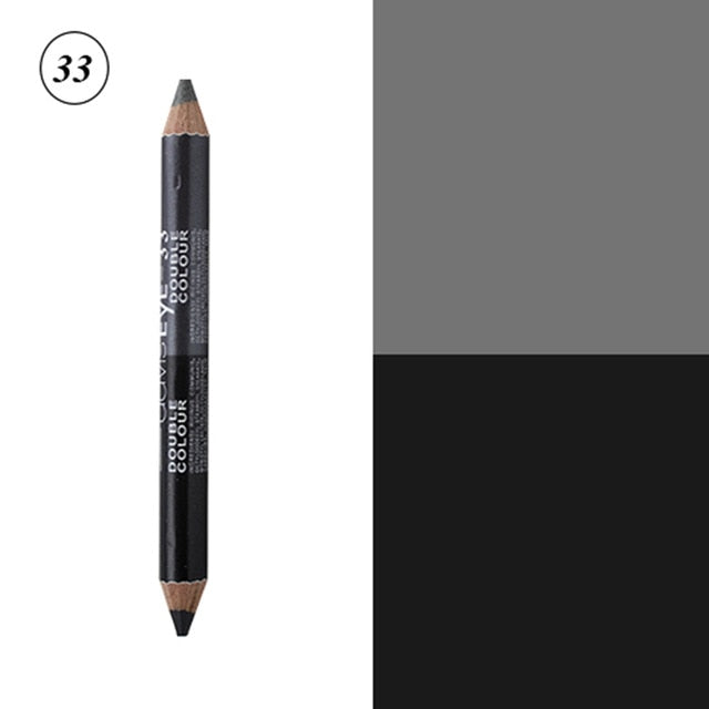 Double-headed Durable Sweatproof Eyeliner Pencil Eye Shadow Pencil lasting Eye Liner Pencil Pigment Waterproof Eye Makeup Tools