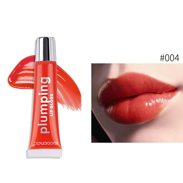 Moisturizer Lip Plumper Volume Lip Gloss Long Lasting Sexy Big Lips Pump Transparent Waterproof Volume Lip Clear Lipgloss Makeup