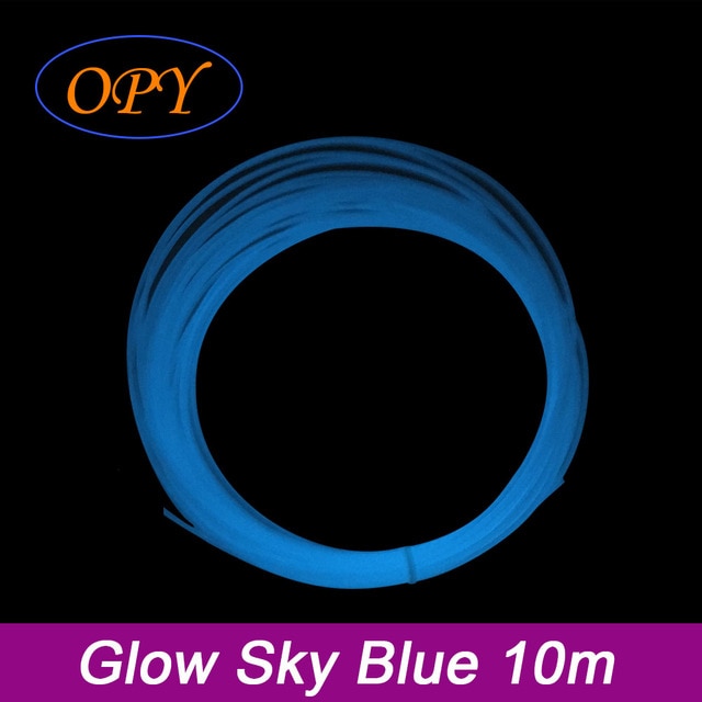 Pla Glow In The Dark Noctilucent 1Kg Filament 3D Plastic For 3D Printer From Russia Red Green Sky Blue Purple
