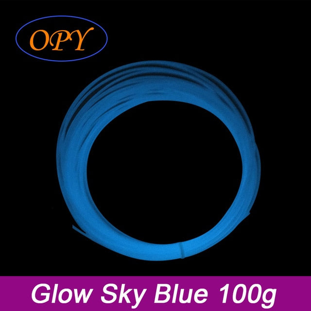 Pla Glow In The Dark Noctilucent 1Kg Filament 3D Plastic For 3D Printer From Russia Red Green Sky Blue Purple