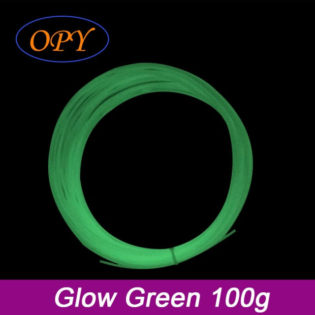 Pla Glow In The Dark Noctilucent 1Kg Filament 3D Plastic For 3D Printer From Russia Red Green Sky Blue Purple