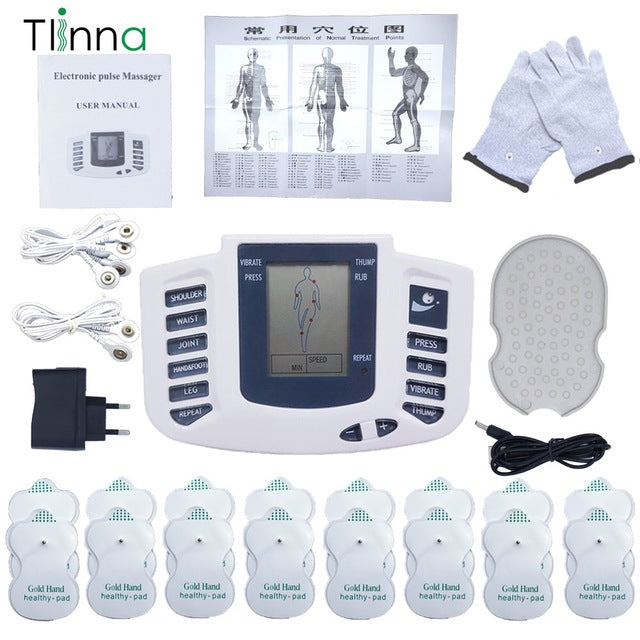 Tlinna  New Healthy Care Full Body Tens Acupuncture Electric Therapy Massager Meridian Physiotherapy Massager Apparatus Massager