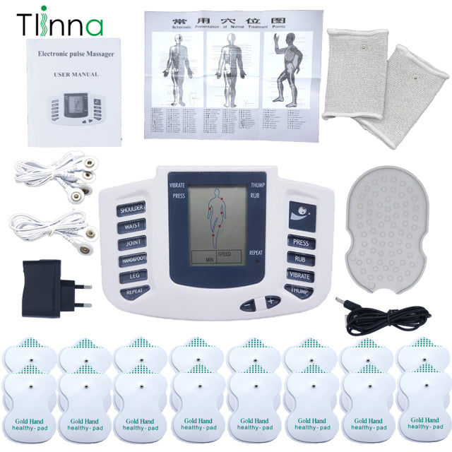 Tlinna  New Healthy Care Full Body Tens Acupuncture Electric Therapy Massager Meridian Physiotherapy Massager Apparatus Massager