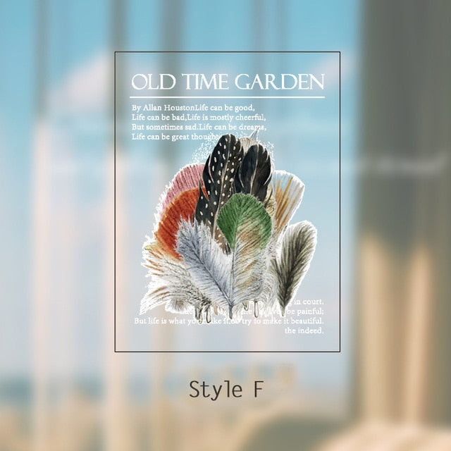 Mr.paper 40 Pcs 6 Designs Butterfly Deco Diary Sticker Scrapbooking Planner Decorative Label Stationery Decal Scooter Stationery