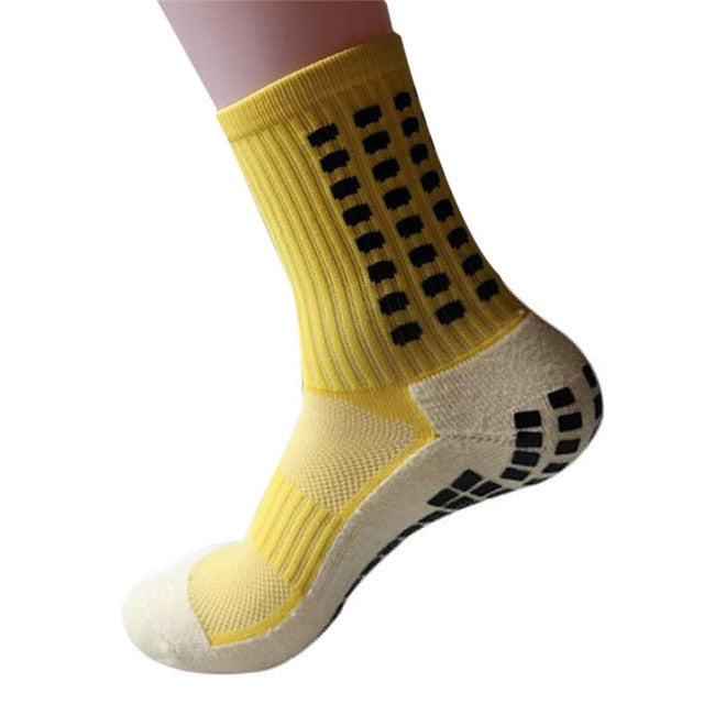 New Sports Anti Slip Soccer Socks Cotton Football Men Socks Calcetines (The Same Type As The Trusox)