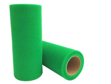 White Tulle Roll Spool 25 Yards 15cm Organza Roll Tulle Fabric Tutu Skirt Girl Baby Shower Decorations Wedding Party Supplies