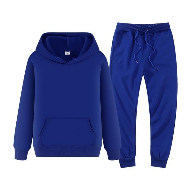 winter hoodies suits men fashion Fleece red hoodie black Brand pants Casual Jogger suit tracksuit sweatshirt woman pullover