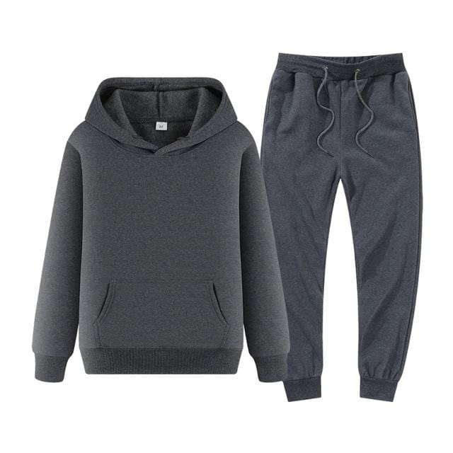 winter hoodies suits men fashion Fleece red hoodie black Brand pants Casual Jogger suit tracksuit sweatshirt woman pullover