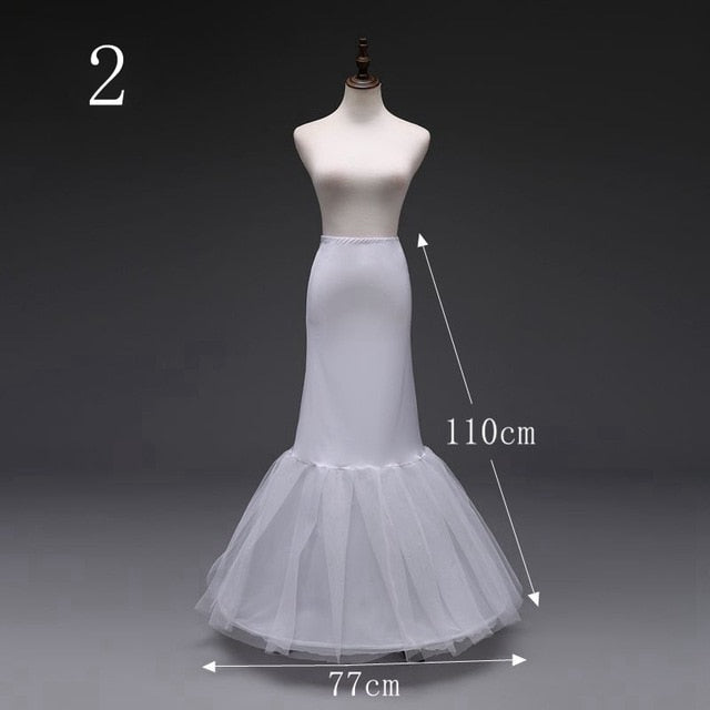 Hot Sell Many Styles  Bridal Wedding Petticoat Hoop Crinoline Prom Underskirt Fancy Skirt Slip