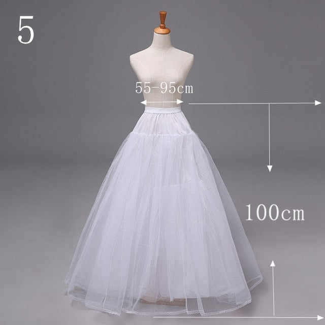 Hot Sell Many Styles  Bridal Wedding Petticoat Hoop Crinoline Prom Underskirt Fancy Skirt Slip