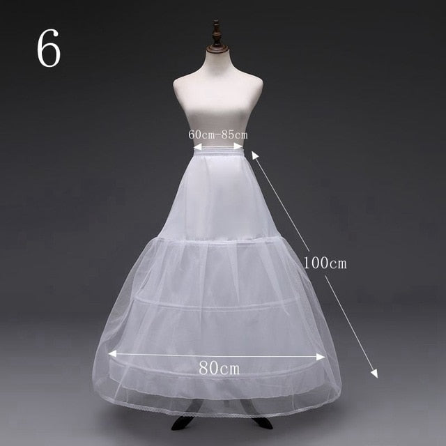 Hot Sell Many Styles  Bridal Wedding Petticoat Hoop Crinoline Prom Underskirt Fancy Skirt Slip