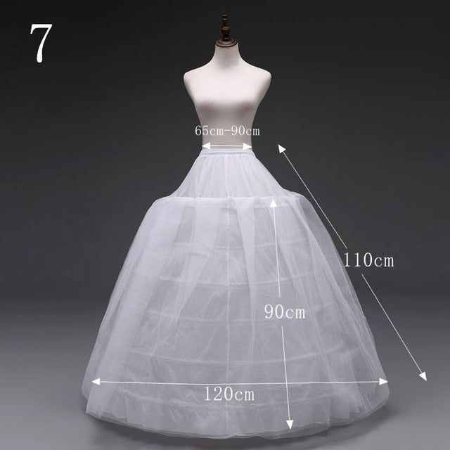 Hot Sell Many Styles  Bridal Wedding Petticoat Hoop Crinoline Prom Underskirt Fancy Skirt Slip