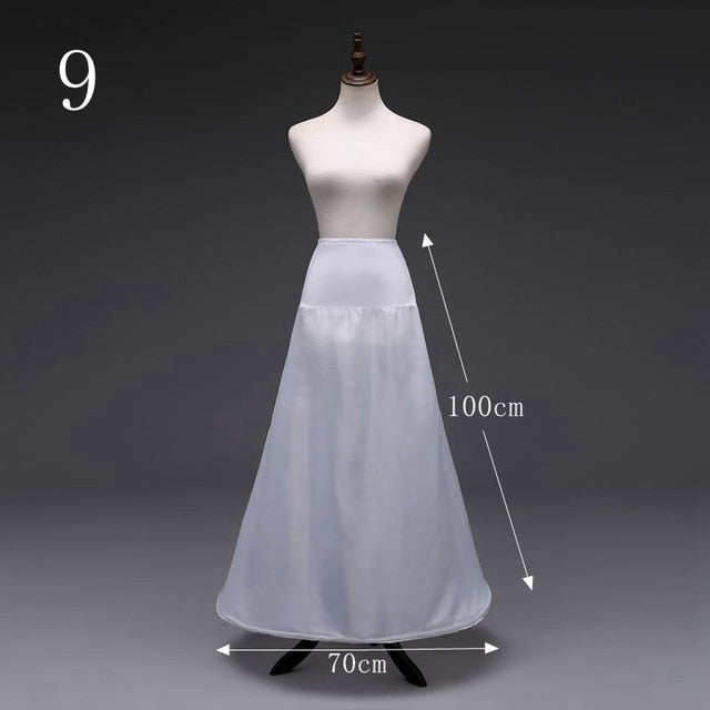 Hot Sell Many Styles  Bridal Wedding Petticoat Hoop Crinoline Prom Underskirt Fancy Skirt Slip