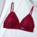 Sexy Floral Lace Bra Top For Women Push Up Female Lingerie breathable Bralette Removable Pad Thin Fashion New Wireless Bras