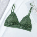 Sexy Floral Lace Bra Top For Women Push Up Female Lingerie breathable Bralette Removable Pad Thin Fashion New Wireless Bras