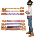 Child Kids Buckle-Free Elastic Belt No Buckle Stretch Canvas Belt For Boys Girls Adjustable Children Belts For Jeans Pants
