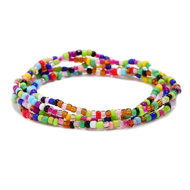 1pc Fashion Bohemian Style Waist Chain Creative Beads Decor Waist Jewelry Belly Chain For Women Girls Jewelry Accessories