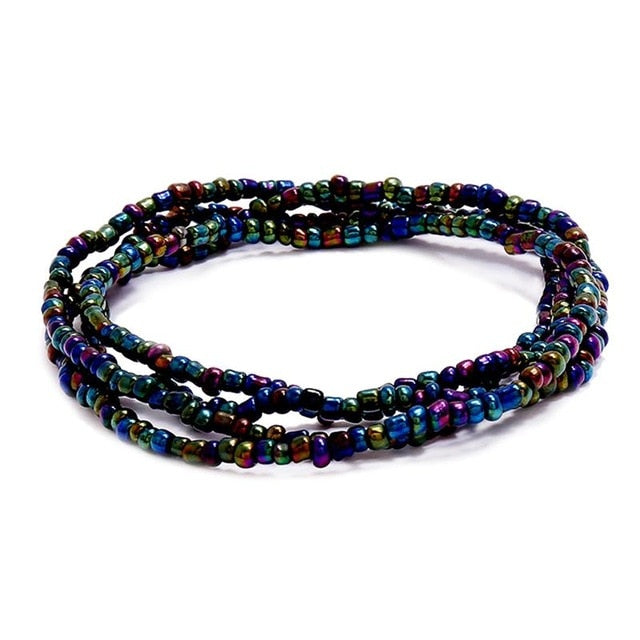 1pc Fashion Bohemian Style Waist Chain Creative Beads Decor Waist Jewelry Belly Chain For Women Girls Jewelry Accessories