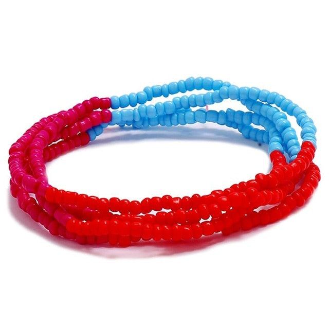 1pc Fashion Bohemian Style Waist Chain Creative Beads Decor Waist Jewelry Belly Chain For Women Girls Jewelry Accessories