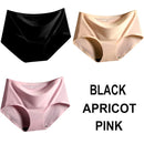 3PCS/Set Seamless Panties Women Panties Sexy Female Underpants Briefs Invisible Pantys Solid Color Soft Intimate Lingerie M-2XL