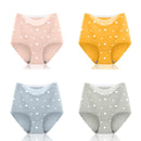 4pcs/lot Sexy Women Panties Ice Silk Briefs Seamless Underwear High Waist Pants Comfort Lingerie Female Underpants Thongs