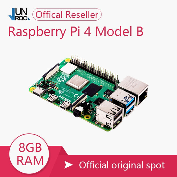 New Original Official Raspberry Pi 4 Model B RAM 2G4G8G 4 Core 1.5Ghz 4K Micro HDMI Pi4B 3 Speed than Raspberr Pi 3B+