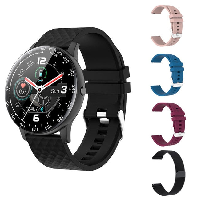 Smart Watch Men Women Fitness Tracker Heart Rate Monitor Blood Pressure Smartwatch Wearable Devices Smart Band For Android ios