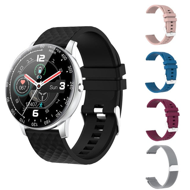 Smart Watch Men Women Fitness Tracker Heart Rate Monitor Blood Pressure Smartwatch Wearable Devices Smart Band For Android ios