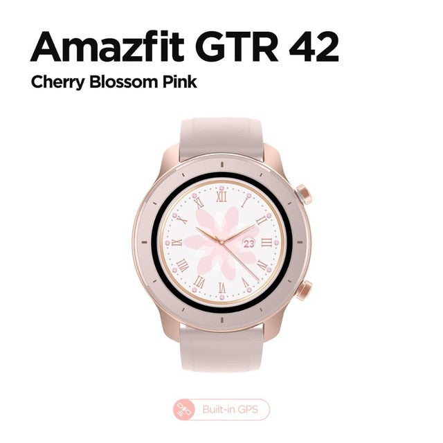 In Stock Global Version New Amazfit GTR 42mm Smart Watch 5ATM women's watches 12Days Battery Music Control For Android IOS